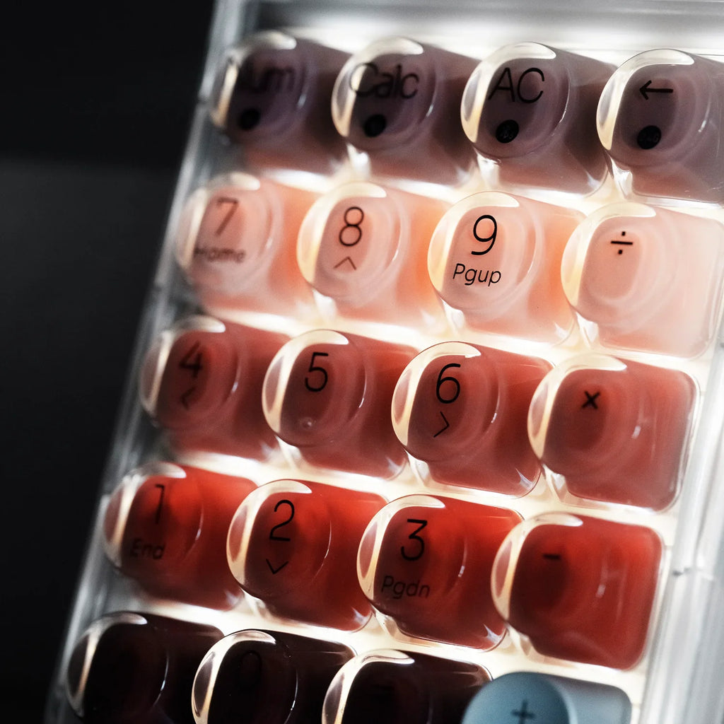 Lipstick Tri-Mode Wireless Numpad (Silver)