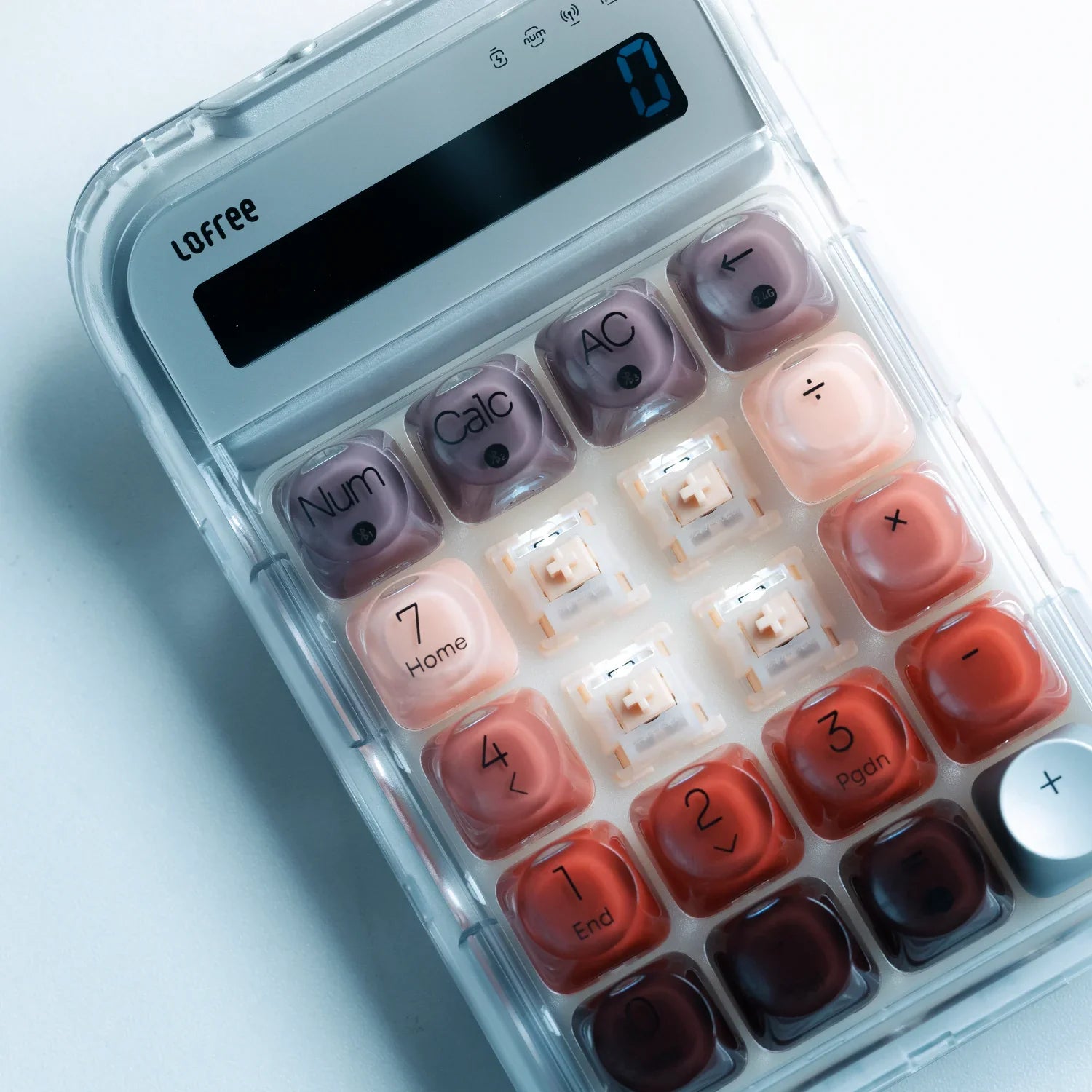 Lipstick Tri-Mode Wireless Numpad (Silver)