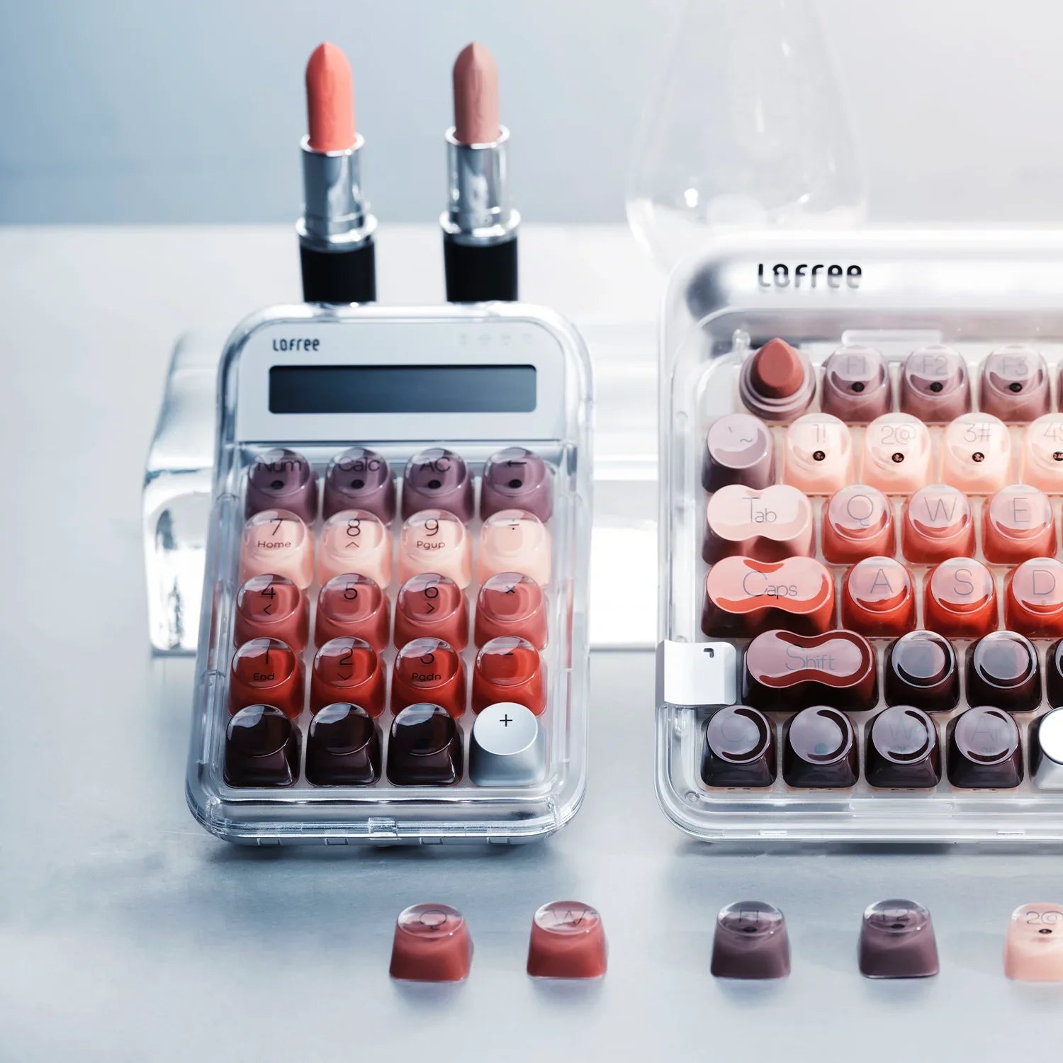 Lipstick Tri-Mode Wireless Numpad (Silver)
